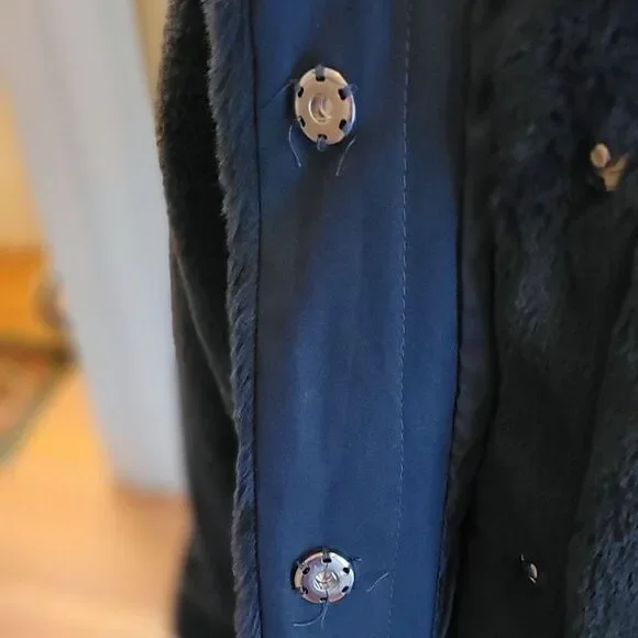COPY - BEAUTIFUL FOREST GREEN FAUX FUR JACKET BY TRINA TURK